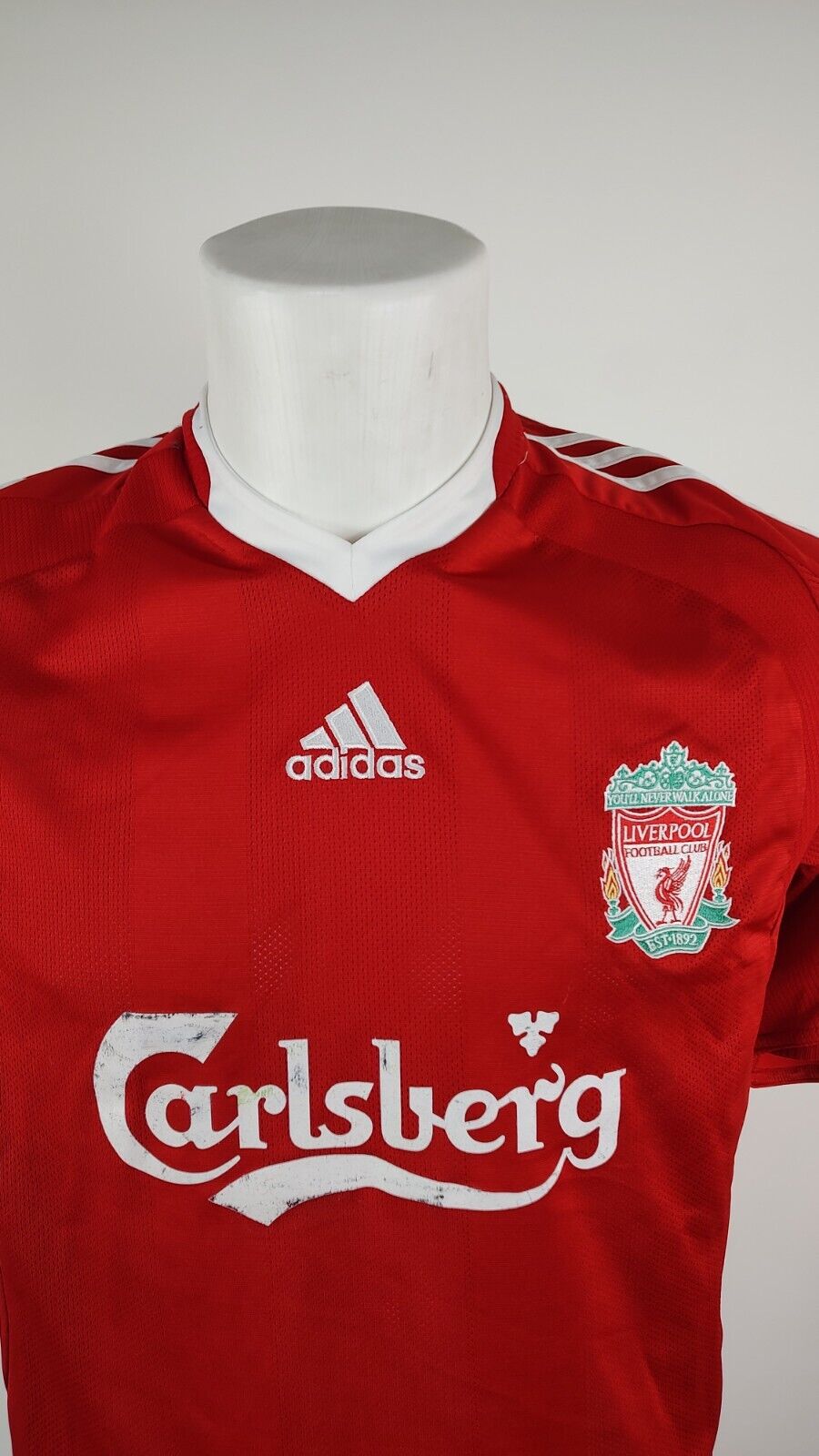 ADIDAS LIVERPOOL COMPLETO CALCIO UOMO Tg L FOOTBALL JERSEY SPORT VINTAGE CALZINI