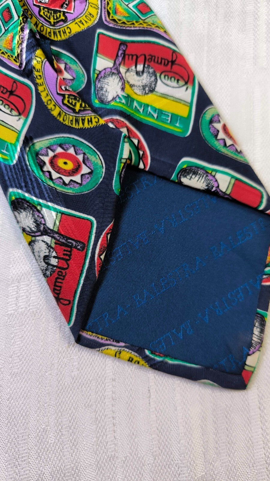 RENATO BALESTRA  100% SILK TIE SETA CRAVATTA NECKTIE MADE IN ITALY