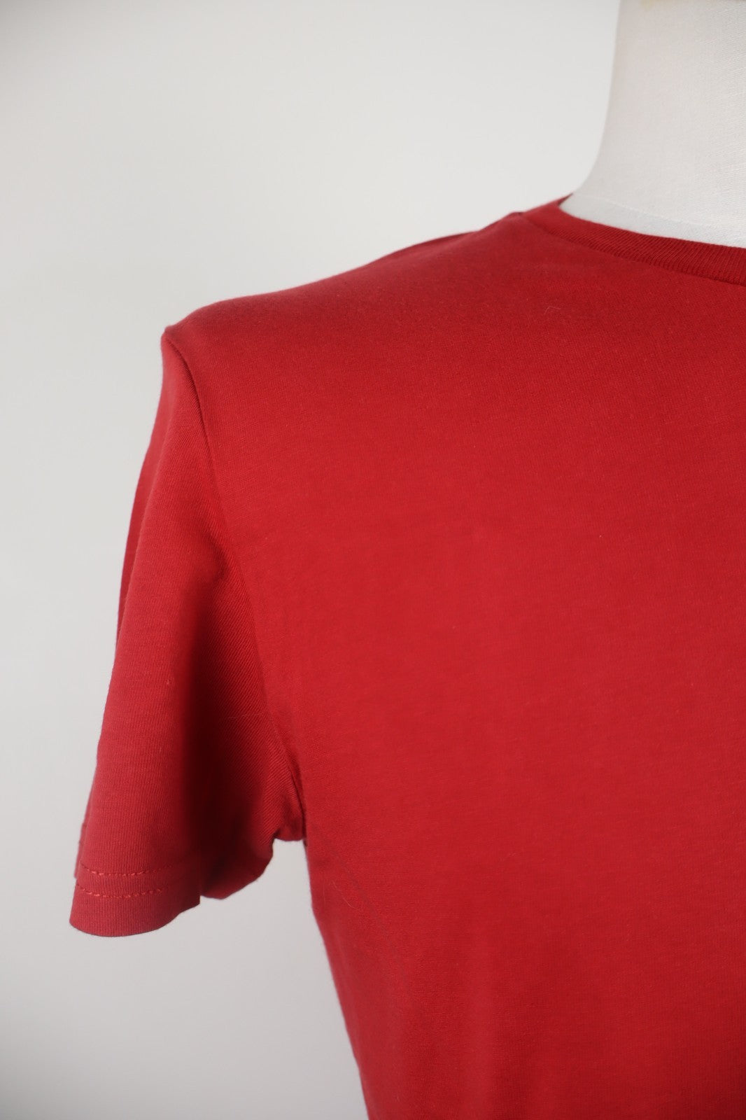 NAPAPIJRI MAGLIA COTONE UOMO TG. S MAN T- SHIRT CASUAL VINTAGE COTTON LOGO ROSSO