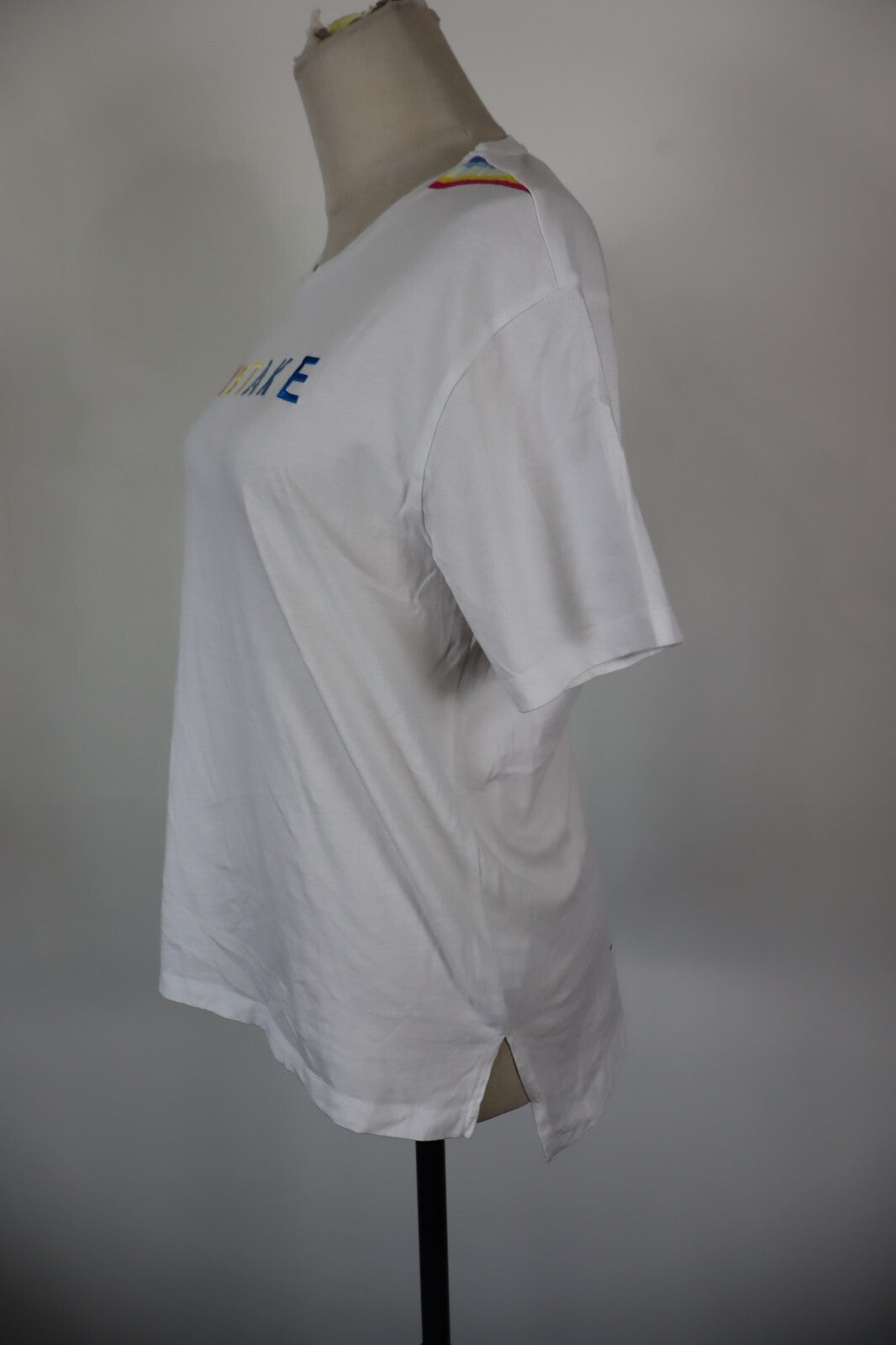 DONDUP MAGLIA DONNA TG. S WOMAN CASUAL VINTAGE T- SHIRT TOP COTONE