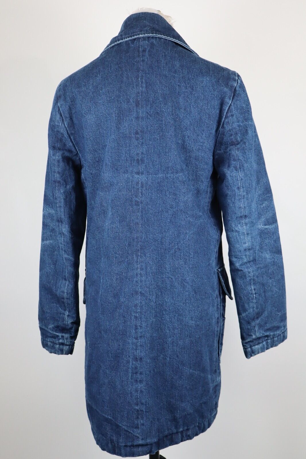 REPLAY MONTGOMERY CAPPOTTO DONNA Tg. M DENIM WOMAN CASUAL JACKET VINTAGE