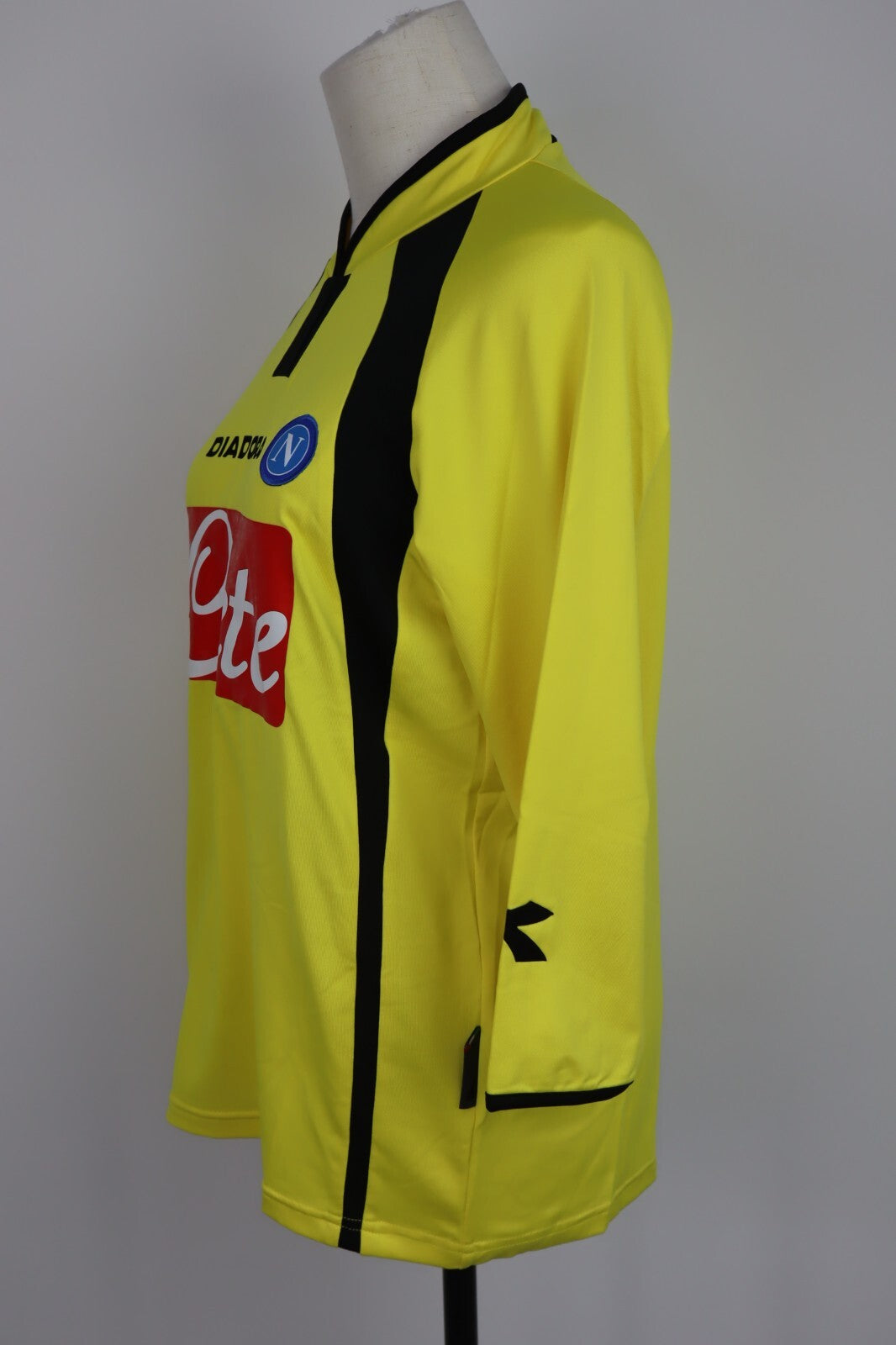 DIADORA NAPOLI MAGLIA CALCIO DONNA Tg M WOMAN SOCCER VINTAGE JERSEY