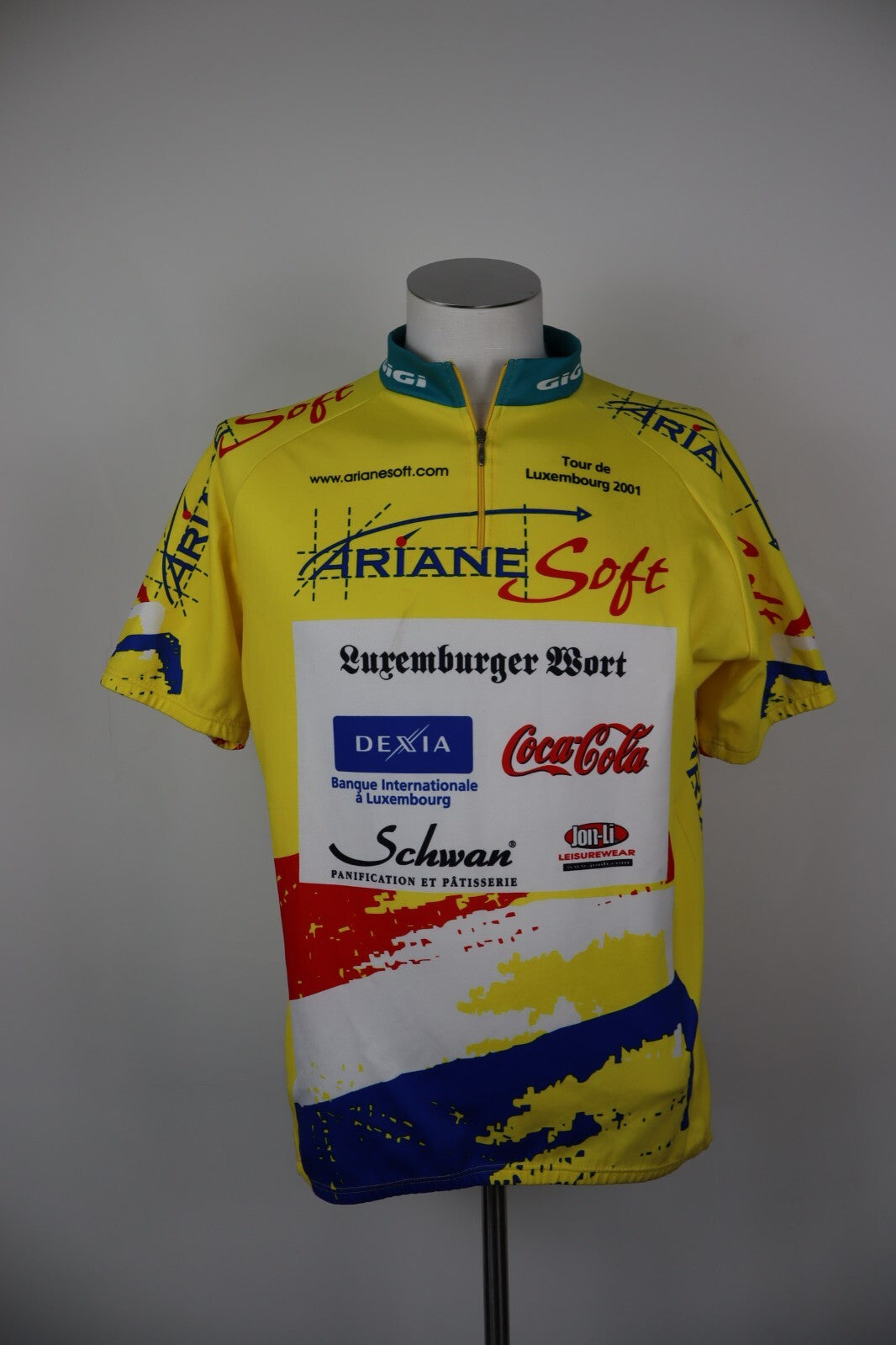 GIGI MAGLIA CICLISMO CYCLING UOMO TG. XL MAN SHIRT SPORT VINTAGE
