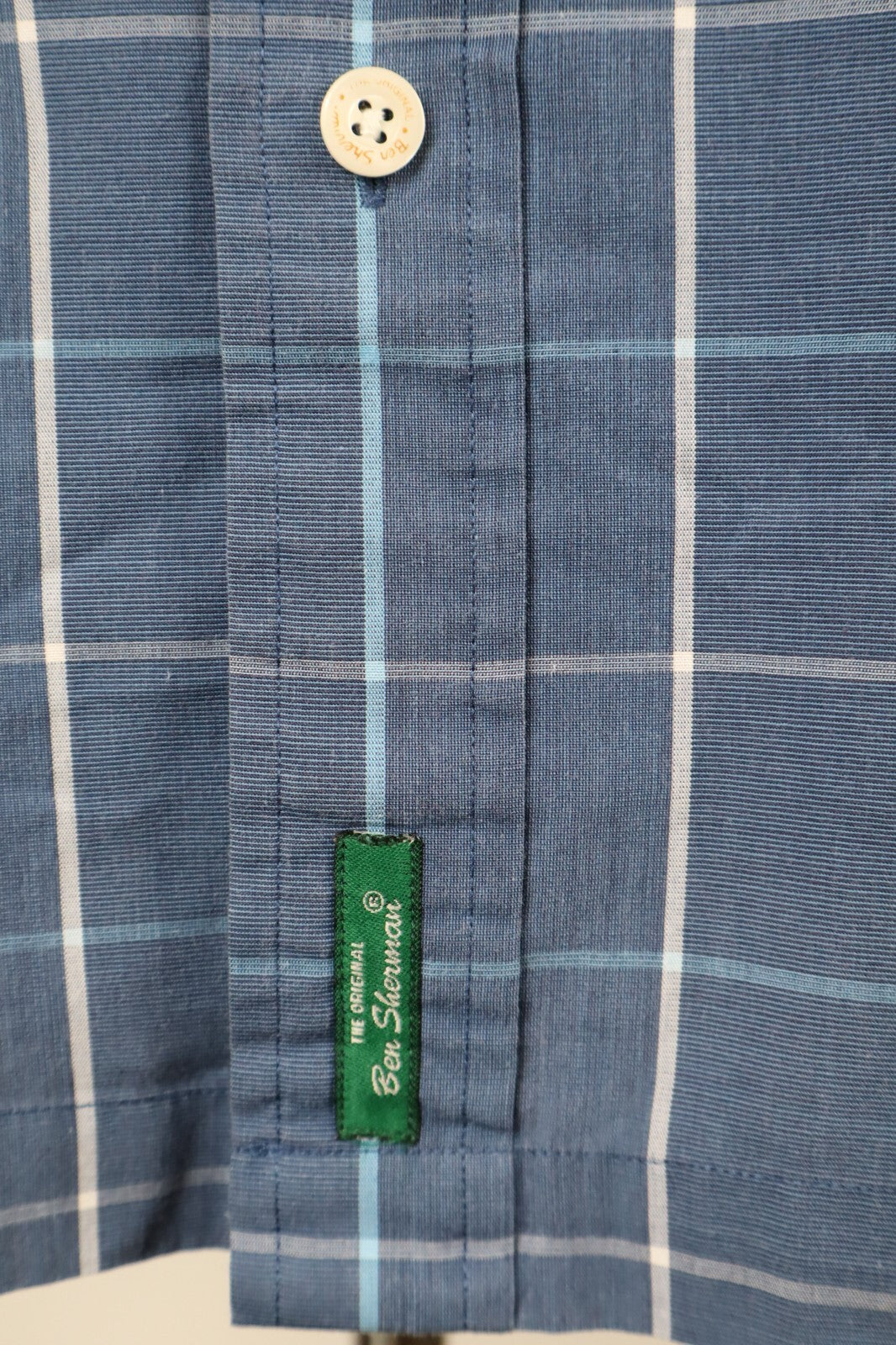 BEN SHERMAN CAMICIA UOMO COTONE TG. S  MAN CASUAL VINTAGE SHIRT