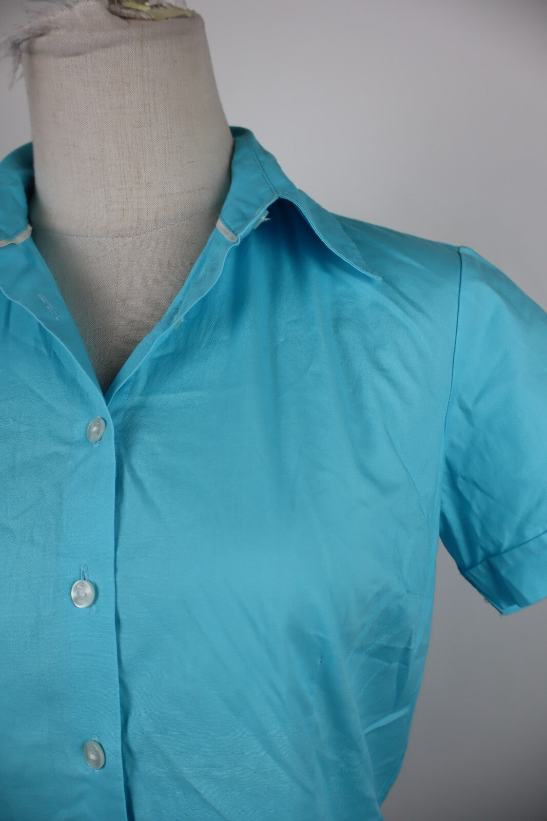 TOMMY HILFIGER CAMICIA DONNA TG. 4 WOMAN SHIRT CASUAL VINTAGE COTONE COTTON