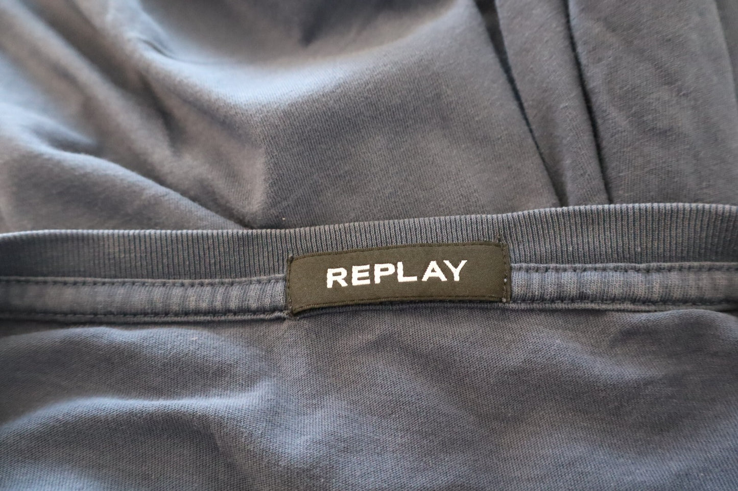 REPLAY MAGLIA UOMO TG 2XL MAN T-SHIRT CASUAL VINTAGE COTONE COTTON
