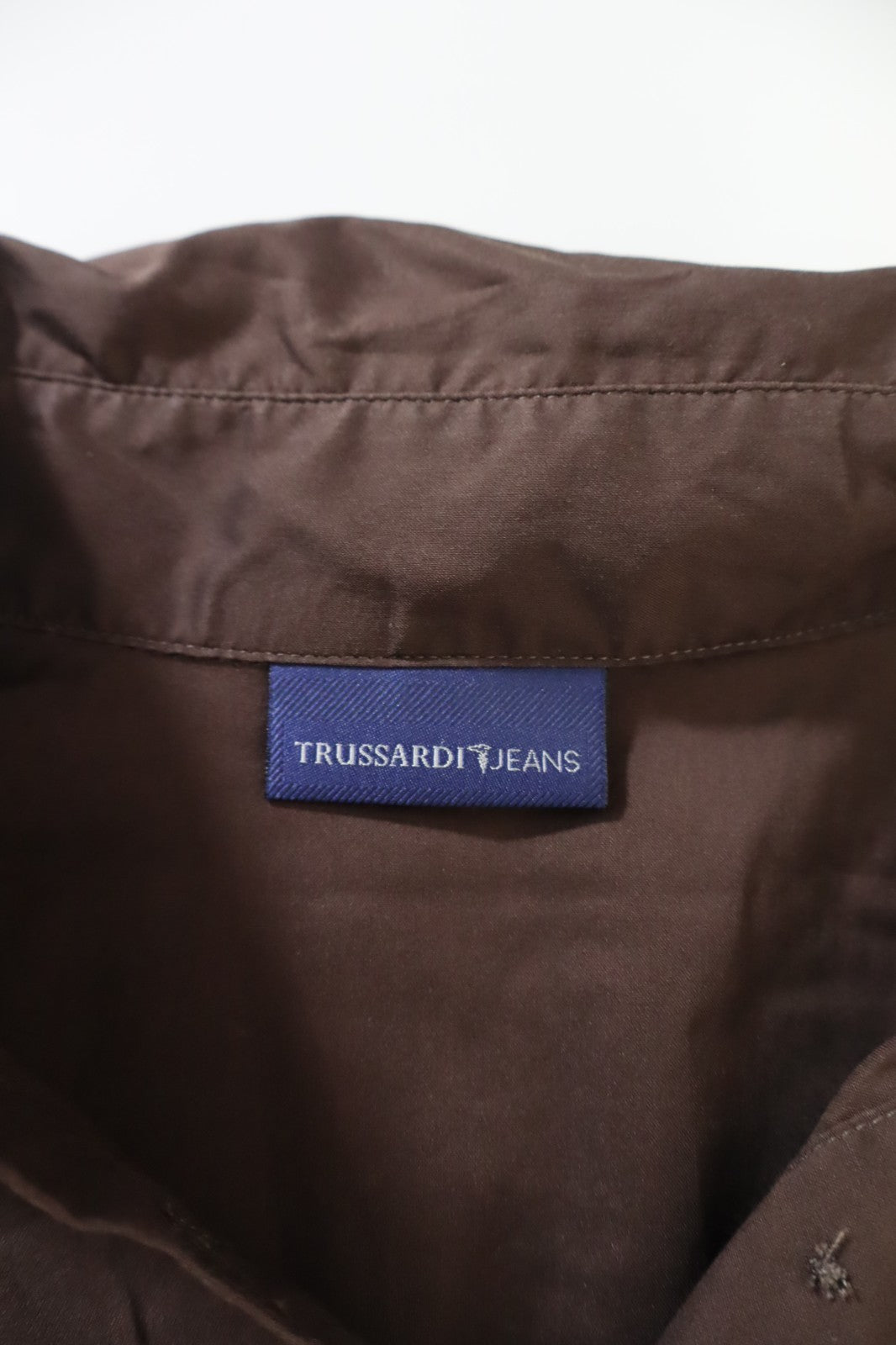 TRUSSARDI JEANS CAMICIA  DONNA TG. M WOMAN SHIRT CASUAL VINTAGE COTONE