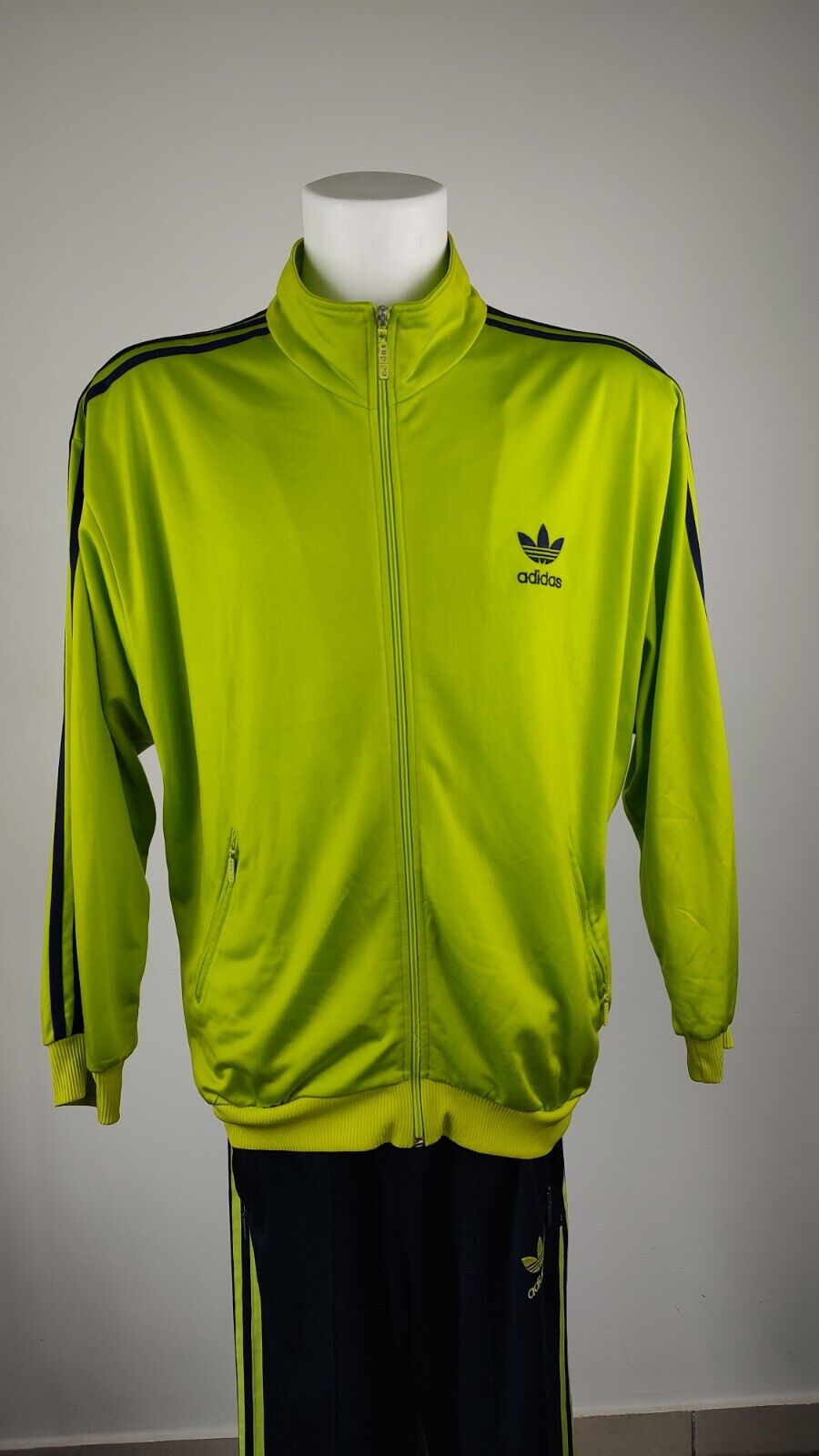 ADIDAS TUTA COMPLETA DUE PEZZI Tg. 5 TRACKSUIT JACKET PANTS UOMO SPORT