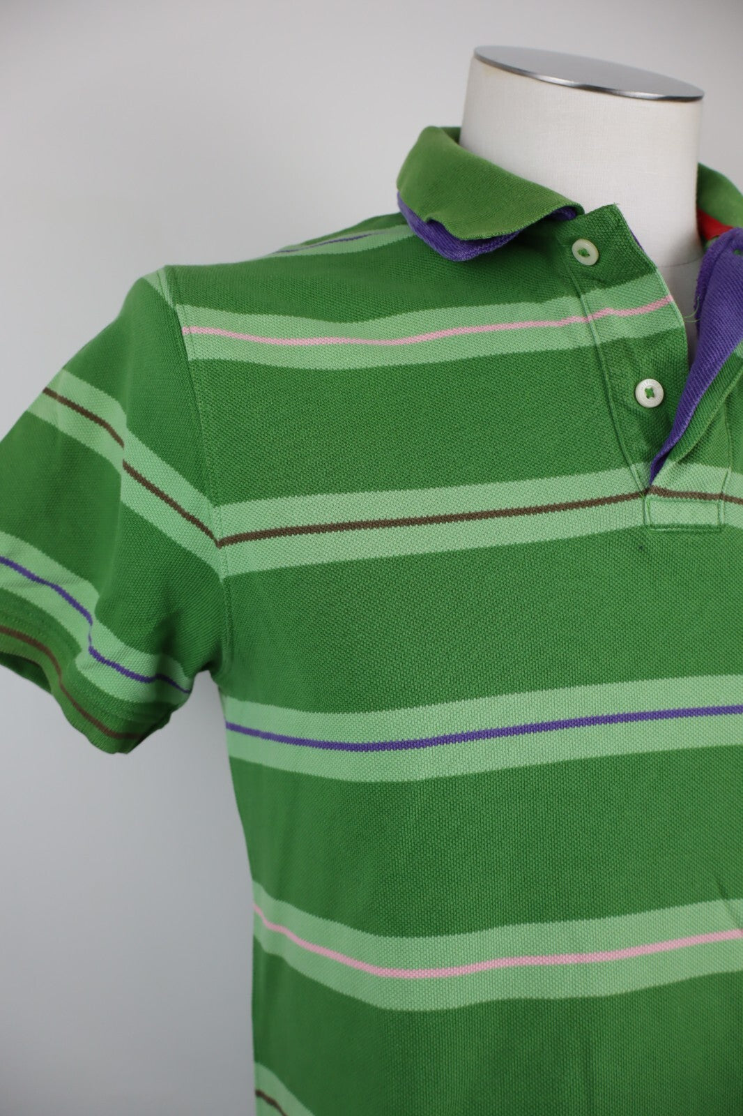 TOMMY HILFIGER POLO MAGLIA UOMO TG M SLIM MAN T-SHIRT CASUAL VINTAGE COTONE