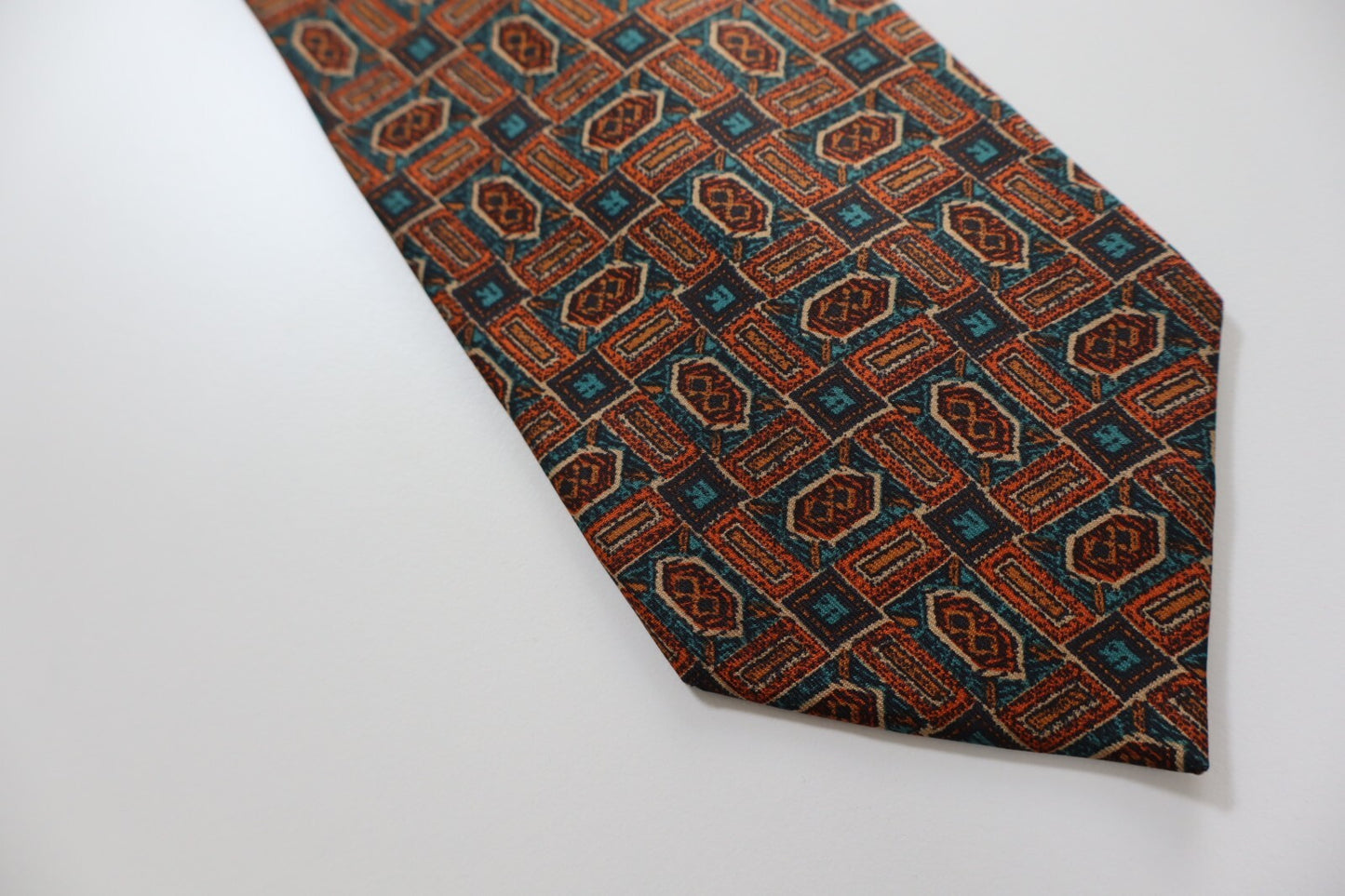 MARIO VALENTINO 100% SILK TIE SETA CRAVATTA NECKTIE MADE IN ITALY CLASSIC