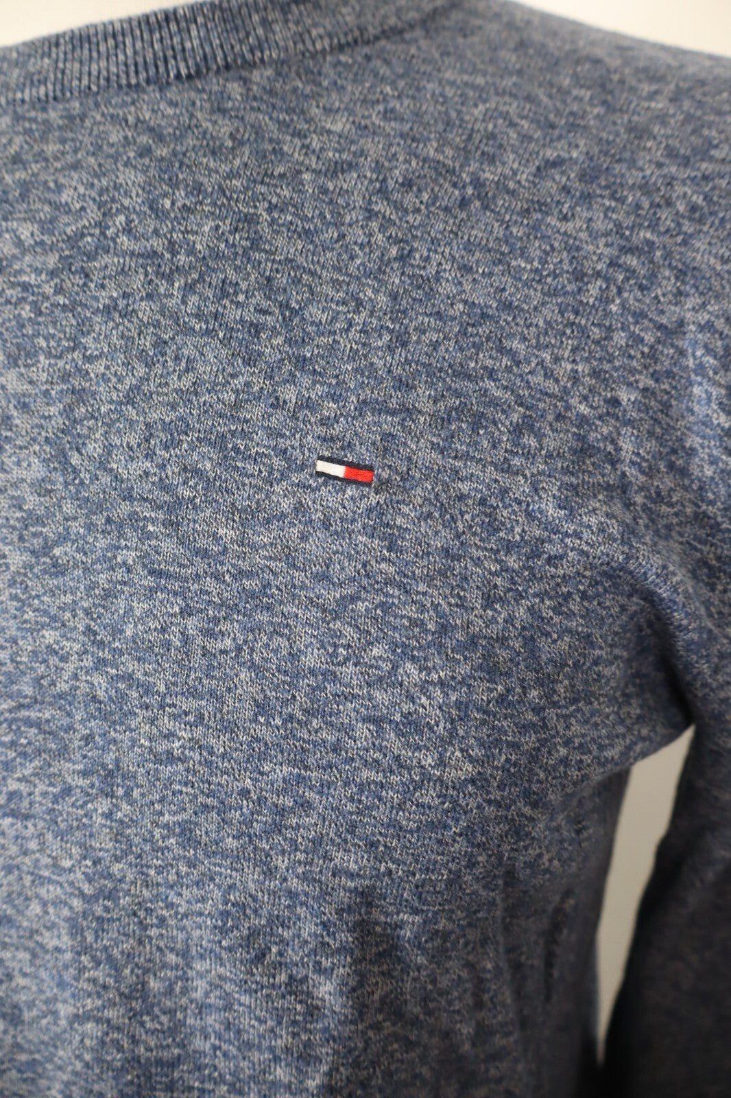 TOMMY HILFIGER MAGLIONE COTONE VINTAGE UOMO Tg. S MAN SWEATER CASUAL