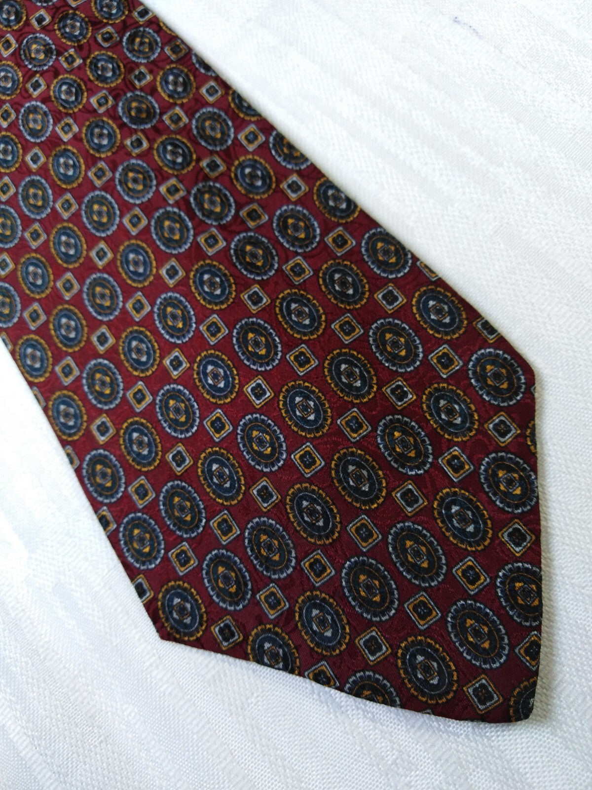 UMBERTO FORNARI  100% SILK TIE SETA CRAVATTA NECKTIE MADE IN ITALY CLASSIC