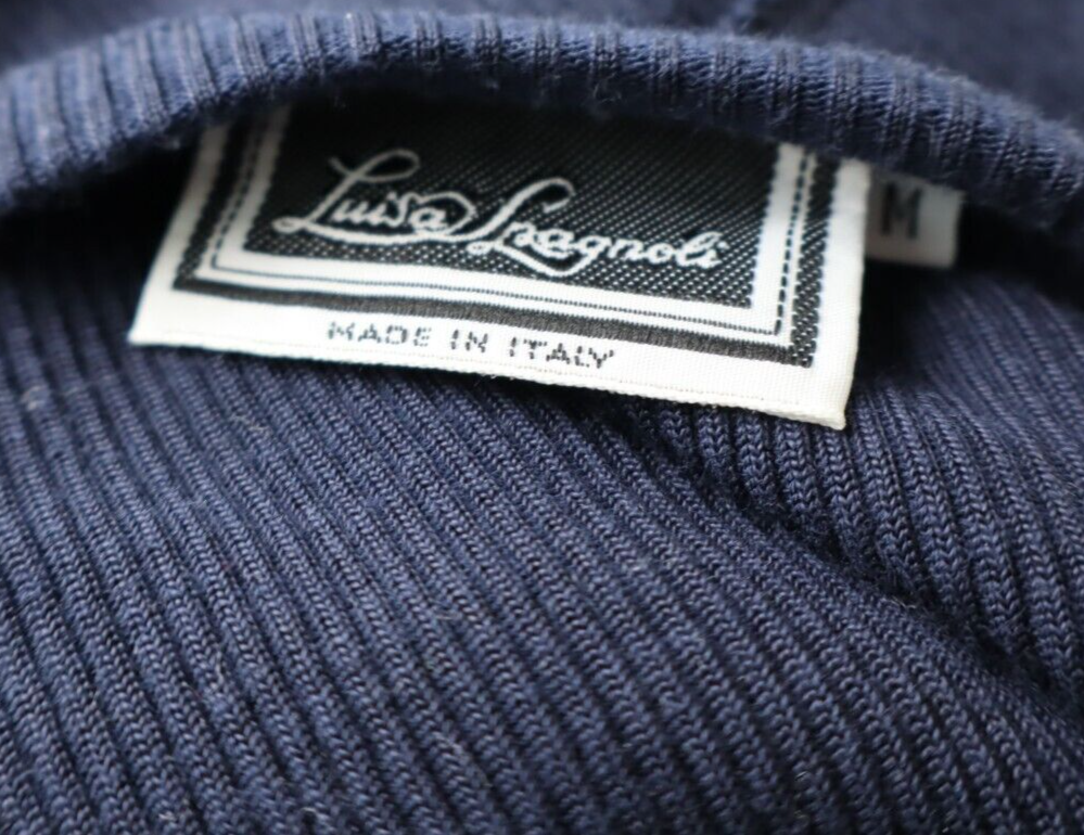 LUISA SPAGNOLI CANOTTA TOP MAGLIA DONNA TG. M WOMAN T-SHIRT CASUAL VINTAGE