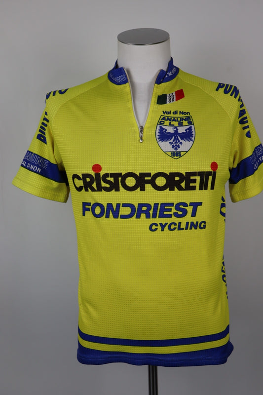 US ANAUNE CLES VAL DI NON MAGLIA CICLISMO UOMO TG S MAN SHIRT BIKE SPORT VINTAGE