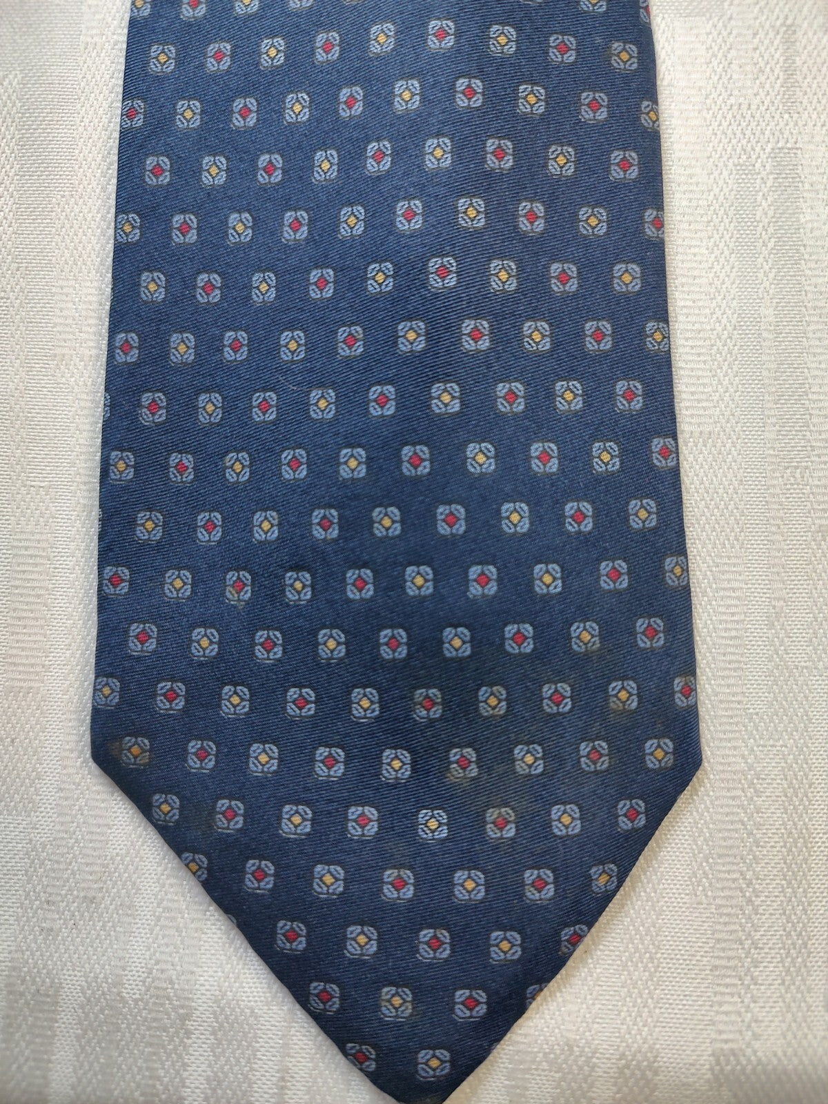 LUIGI PANZA 100% SILK TIE SETA CRAVATTA NECKTIE MADE IN ITALY CLASSIC