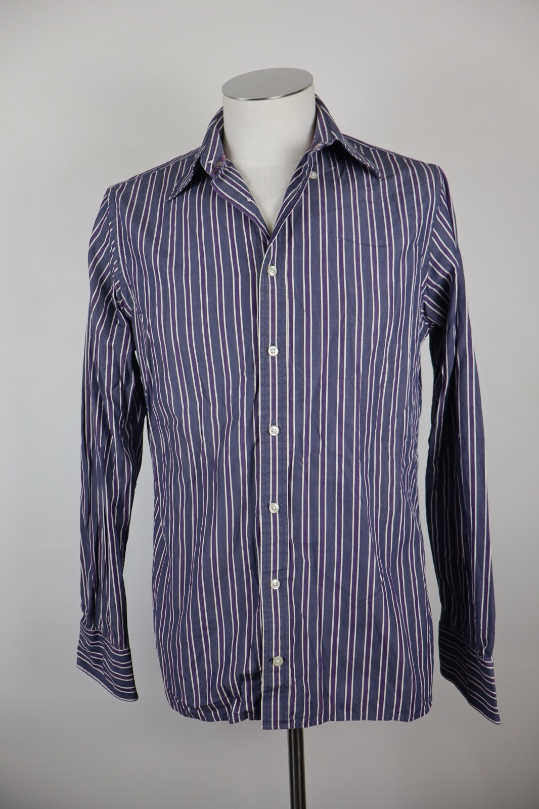 TOMMY HILFIGER CAMICIA MANICA LUNGA UOMO TG. S MAN CASUAL VINTAGE SHIRT COTONE