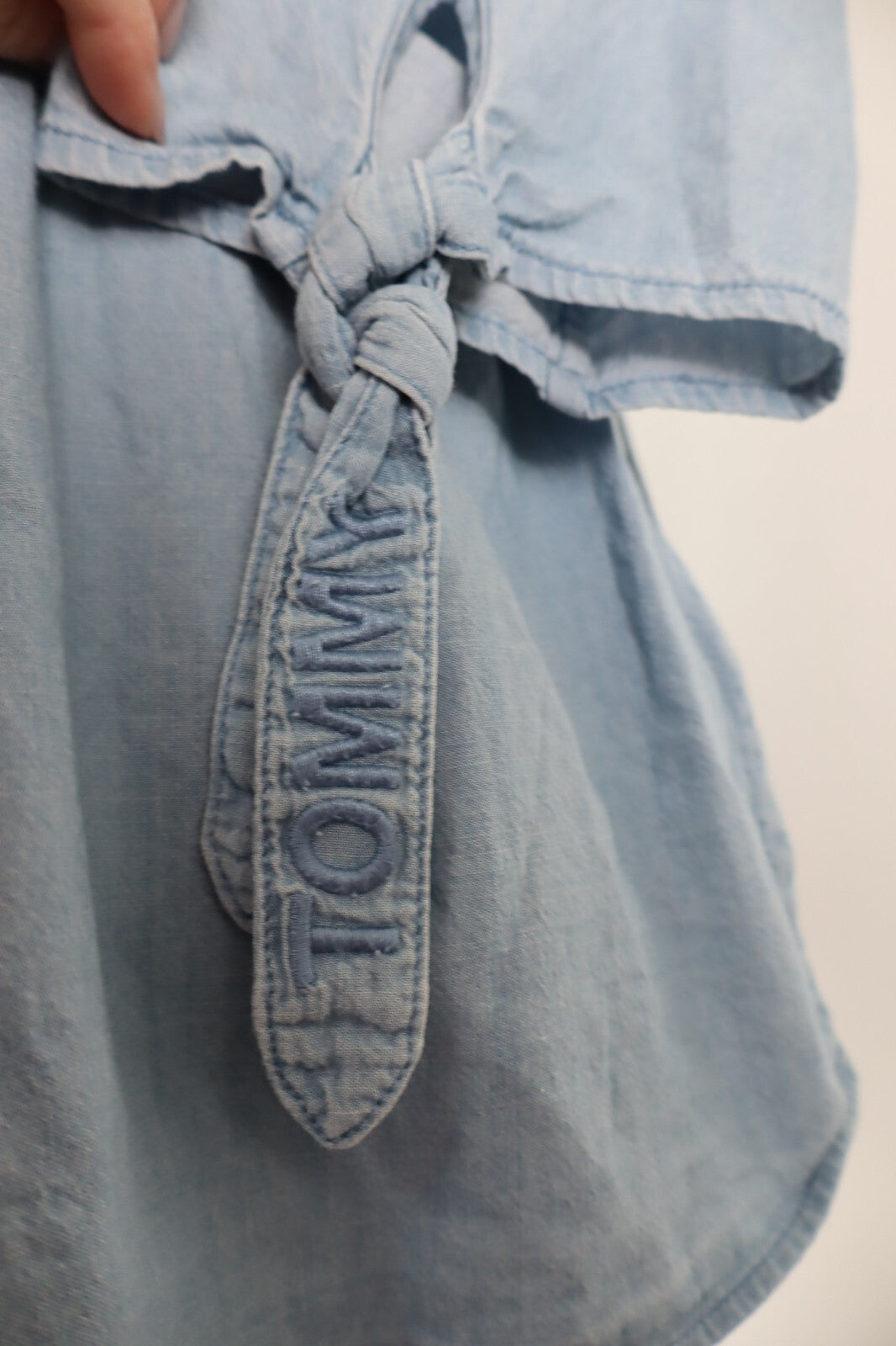 TOMMY HILFIGER JEANS CAMICIA  DONNA TG. S WOMAN SHIRT CASUAL VINTAGE COTONE