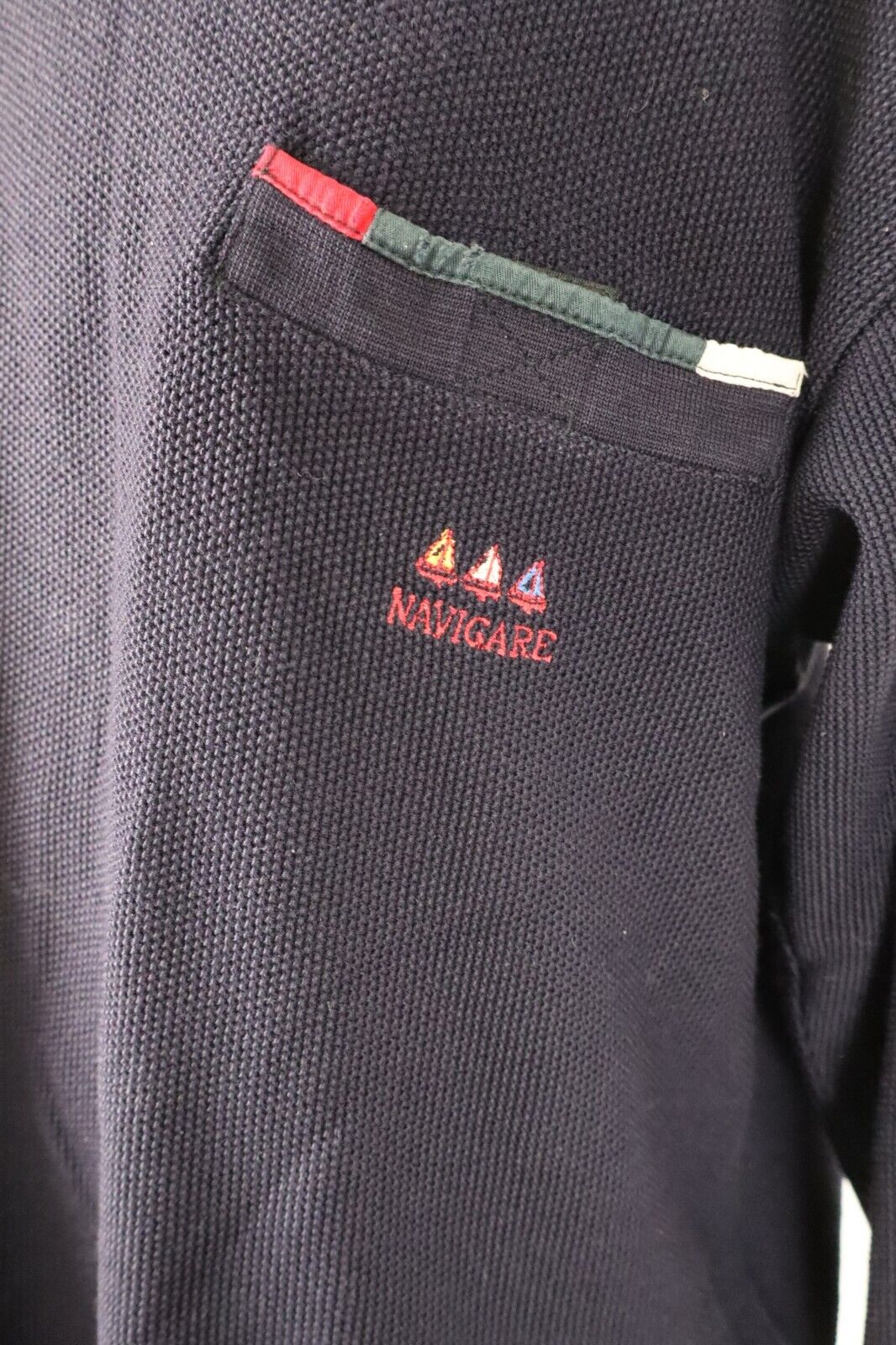 NAVIGARE MAGLIONE COTONE VINTAGE UOMO Tg. XL MAN SWEATER CASUAL