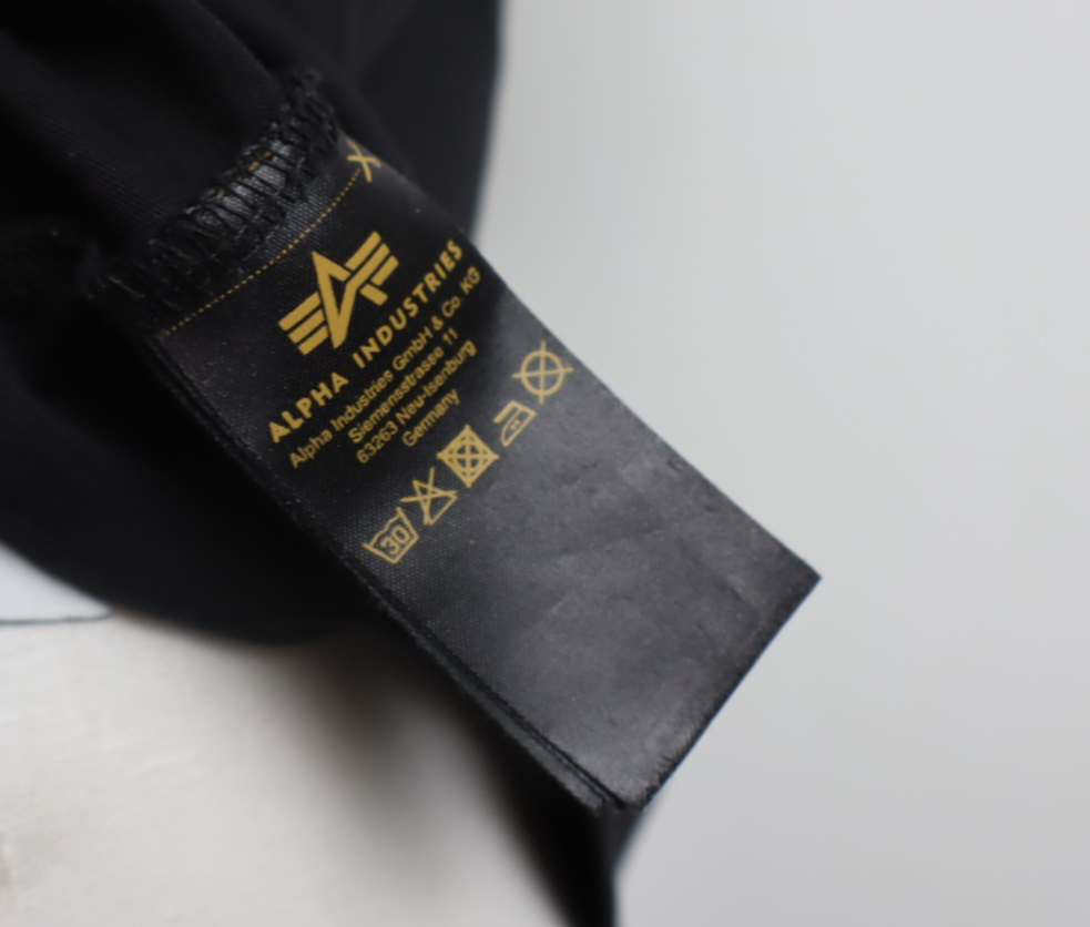 ALPHA INDUSTRIES NASA MAGLIA UOMO TG. XL MAN T-SHIRT CASUAL VINTAGE COTONE LOGO