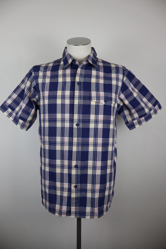 COLUMBIA OMNI-WICK CAMICIA UOMO TG. M MAN CASUAL SPORTSWEAR VINTAGE SHIRT COTONE
