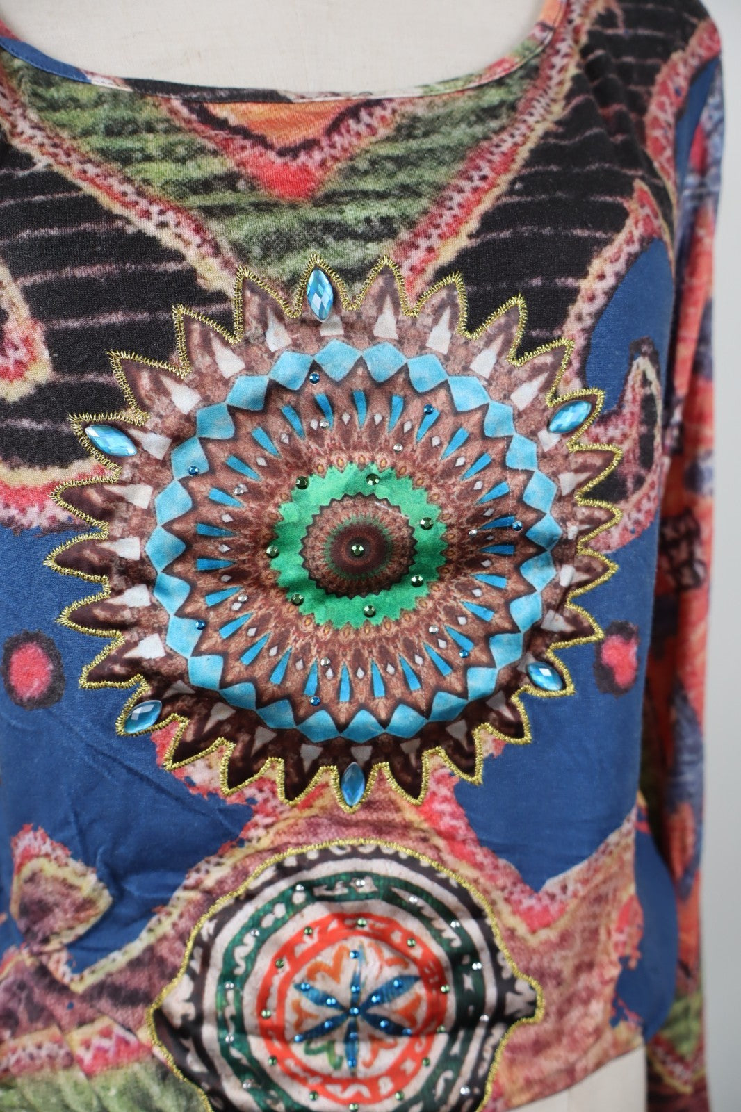 DESIGUAL MAGLIA  DONNA TG. 2XL WOMAN CASUAL VINTAGE T-SHIRT TOP