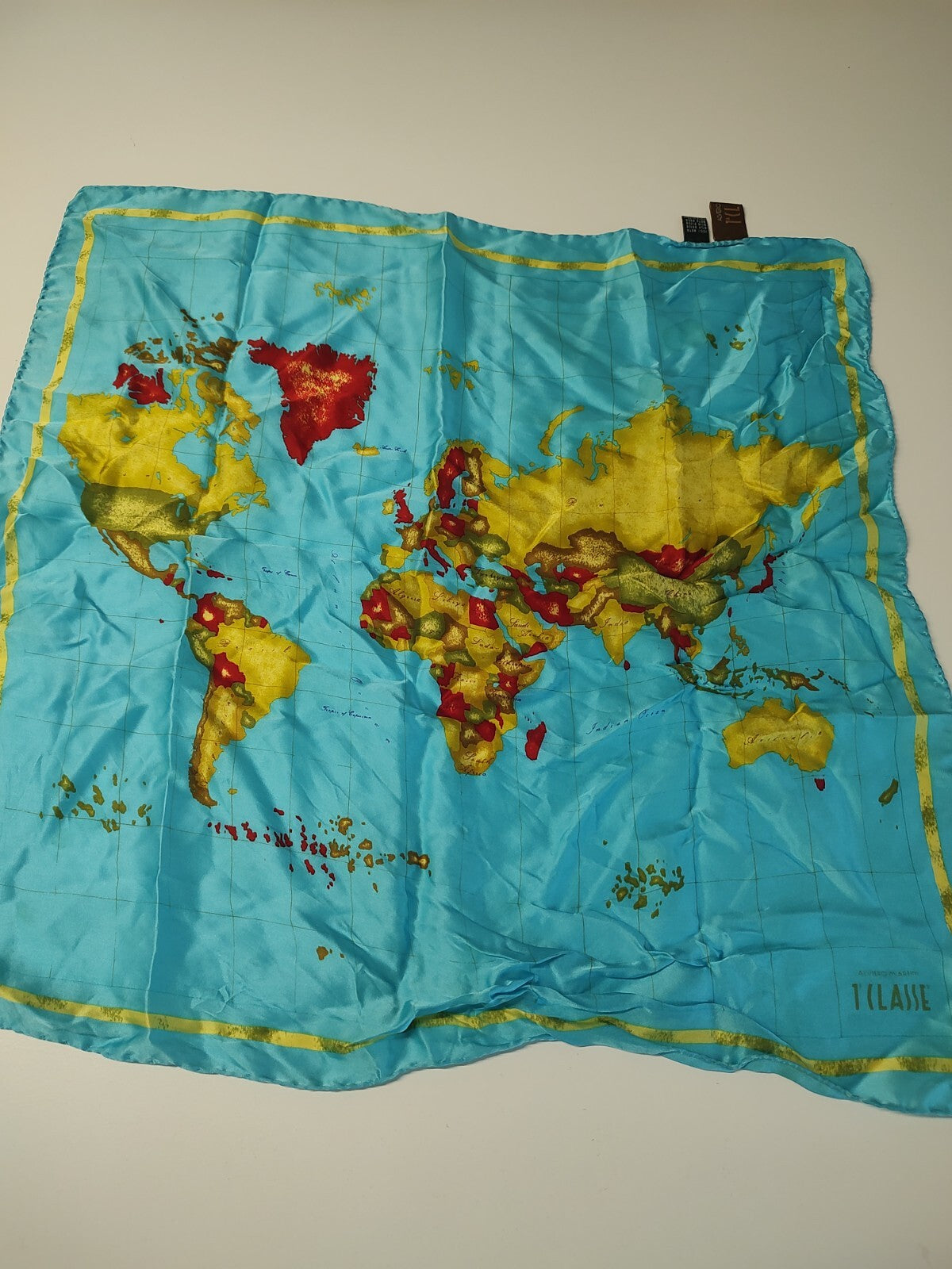 ALVIERO MARTINI FOULARD 100% SILK SETA SCARVES SCARF SQUARE MADE ITALY