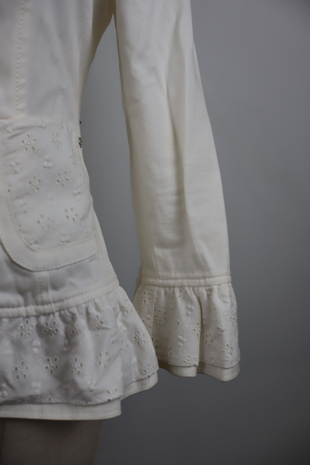 LUISA SPAGNOLI BLAZER GIACCA DONNA Tg 44 WOMAN CASUAL VINTAGE JACKET COTONE