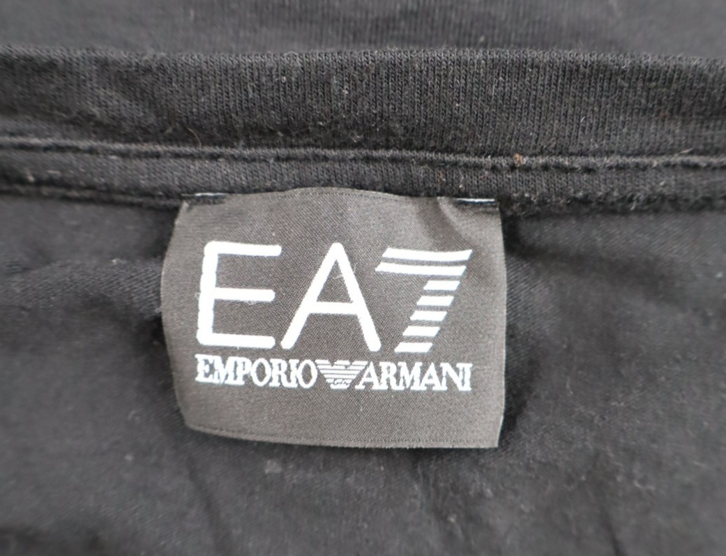 EMPORIO ARMANI MAGLIA BLUSA DONNA TG. XL WOMAN CASUAL VINTAGE T-SHIRT LOGO