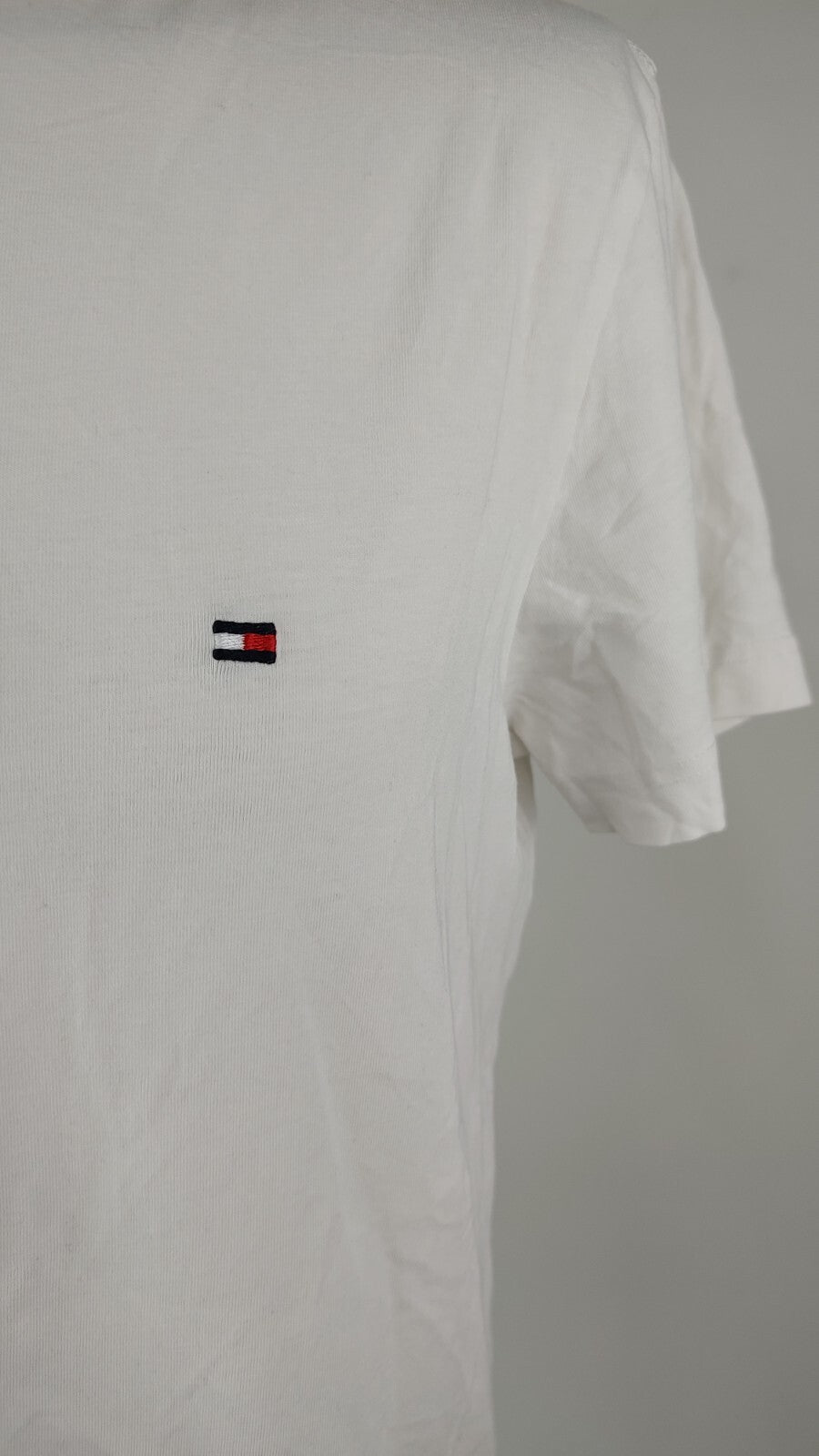 TOMMY HILFIGER MAGLIA UOMO TG. L MAN T-SHIRT VINTAGE CASUAL COTONE