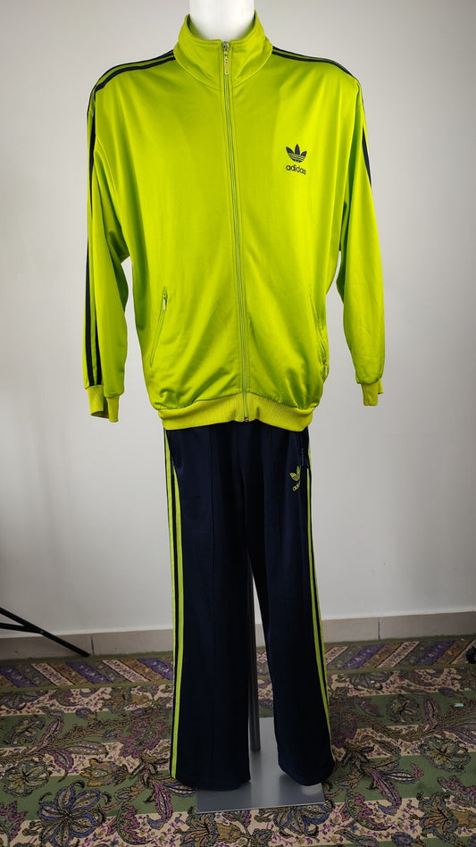 ADIDAS TUTA COMPLETA DUE PEZZI Tg. 5 TRACKSUIT JACKET PANTS UOMO SPORT