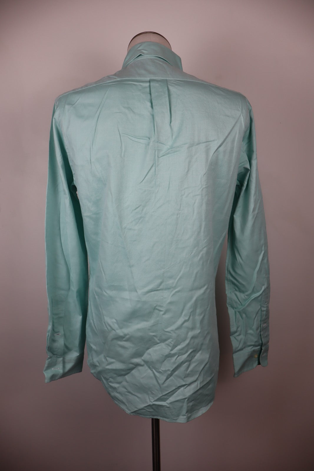 RALPH LAUREN CAMICIA UOMO M SLIM MAN CASUAL VINTAGE SHIRT COTONE MANICA LUNGA