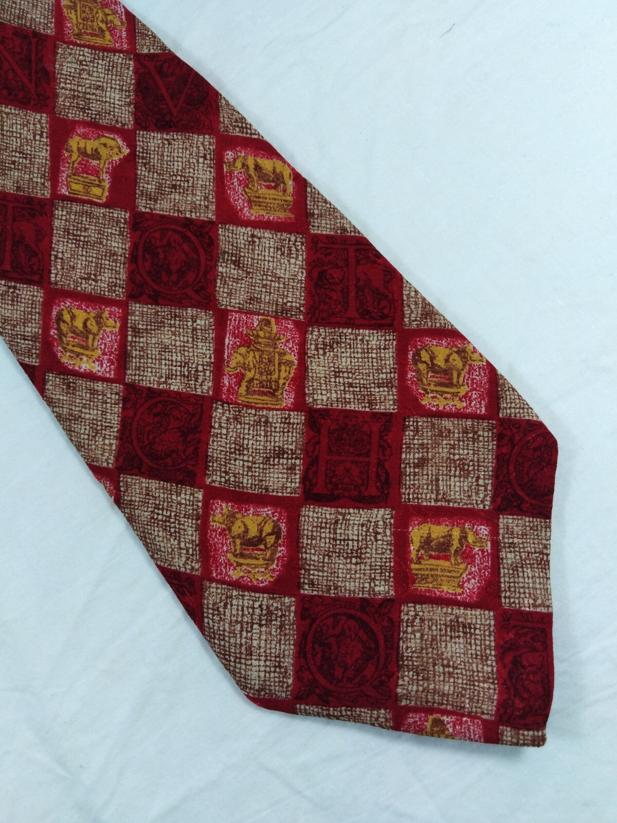 ALVIERO MARTINI PRIMA CLASSE 100% SILK TIE SETA CRAVATTA NECKTIE MADE IN ITALY