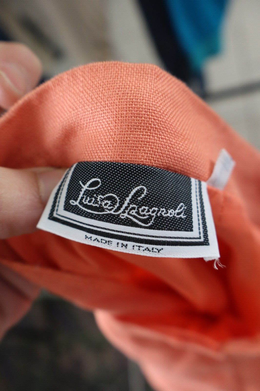 LUISA SPAGNOLI GONNA DONNA LINO WOMAN SKIRT Tg. 48 CASUAL VINTAGE