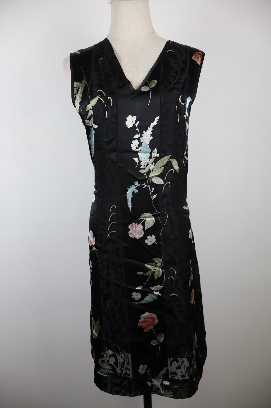 MAX&CO VESTITO SMANICATO DONNA ABITO TG 40 WOMAN CASUAL VINTAGE DRESS ADERENTE