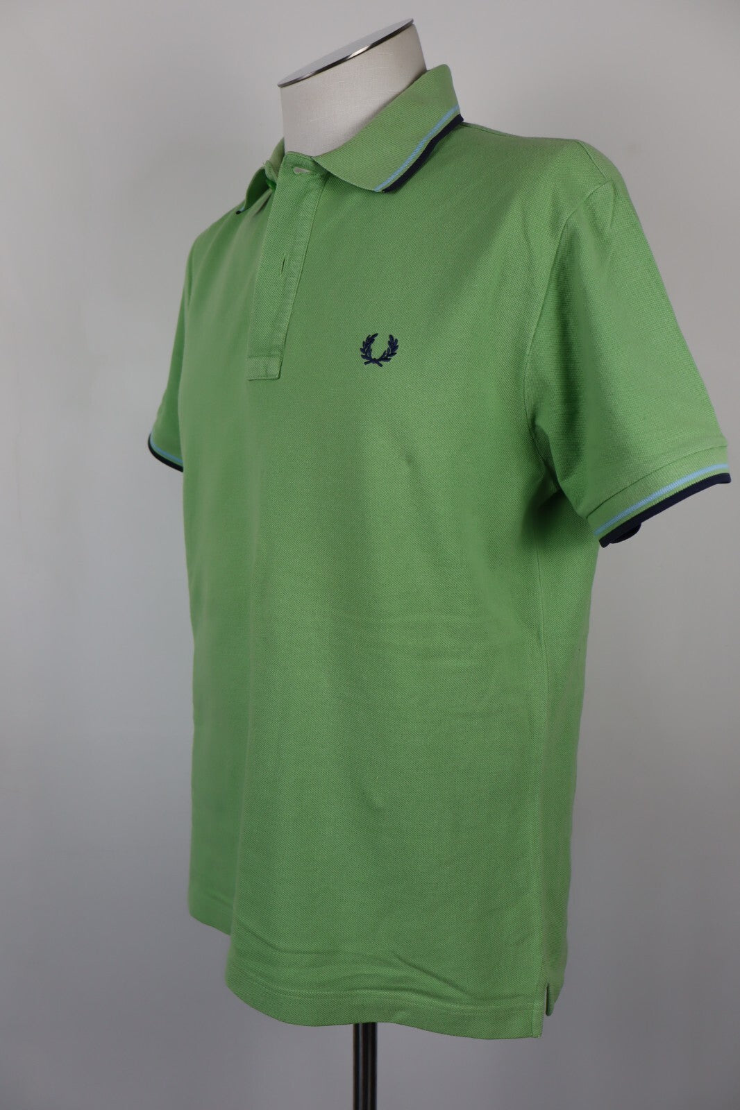 FRED PERRY POLO MAGLIA UOMO COTONE TG 44" 112CM  MAN SHIRT CASUAL VINTAGE
