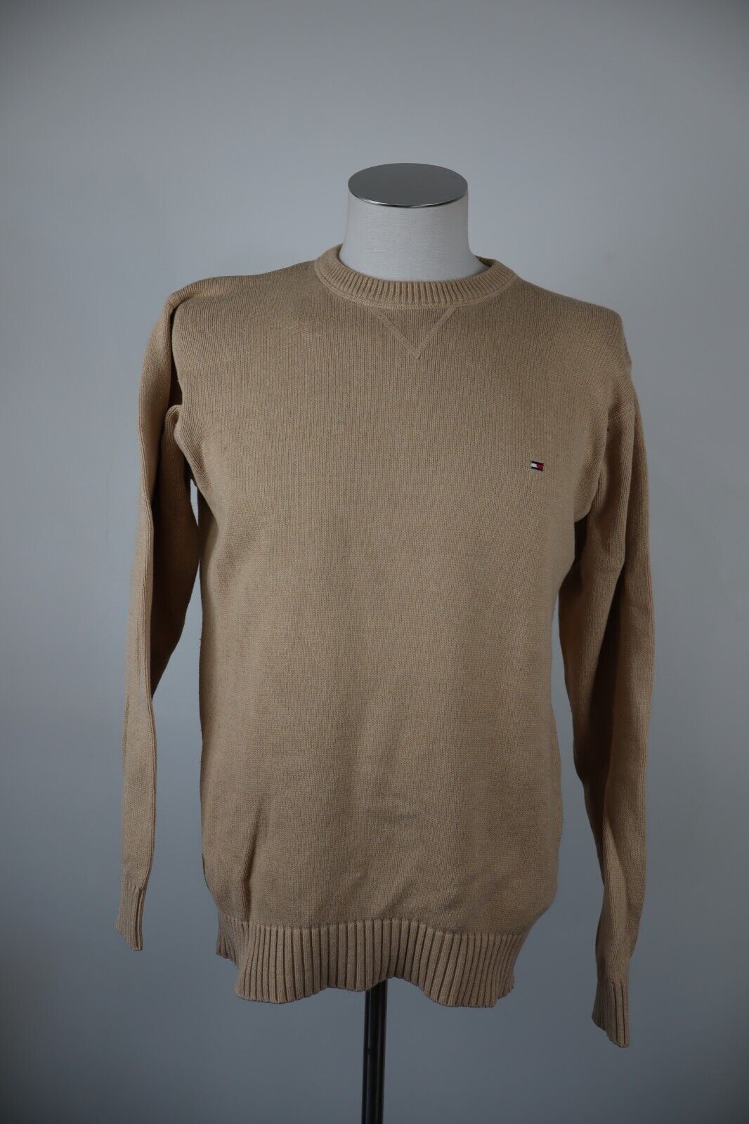 TOMMY HILFIGER MAGLIONE VINTAGE COTONE UOMO Tg. L MAN COTTON SWEATER CASUAL