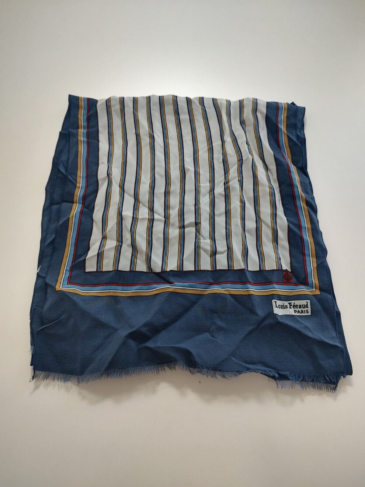 LOUIS FERAUD FOULARD 100% SILK SETA SCARVES SCARF SQUARE MADE IN ITALY