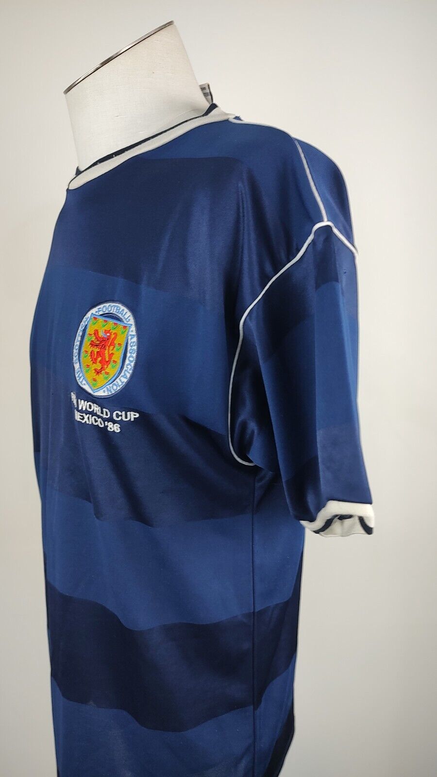 SCORE DRAW SCOZIA MAGLIA CALCIO UOMO Tg M SOCCER TRIKOT MAN JERSEY 1986