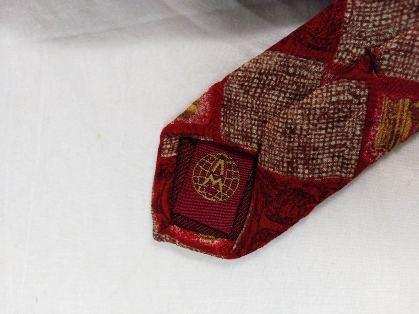 ALVIERO MARTINI PRIMA CLASSE 100% SILK TIE SETA CRAVATTA NECKTIE MADE IN ITALY
