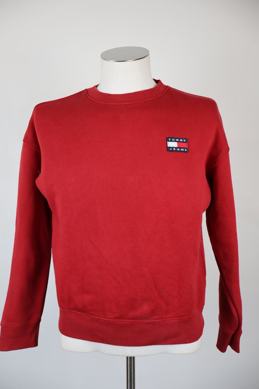TOMMY HILFIGER JEANS FELPA UOMO Tg XS MAN SPORT JACKET SWEATSHIRT VINTAGE