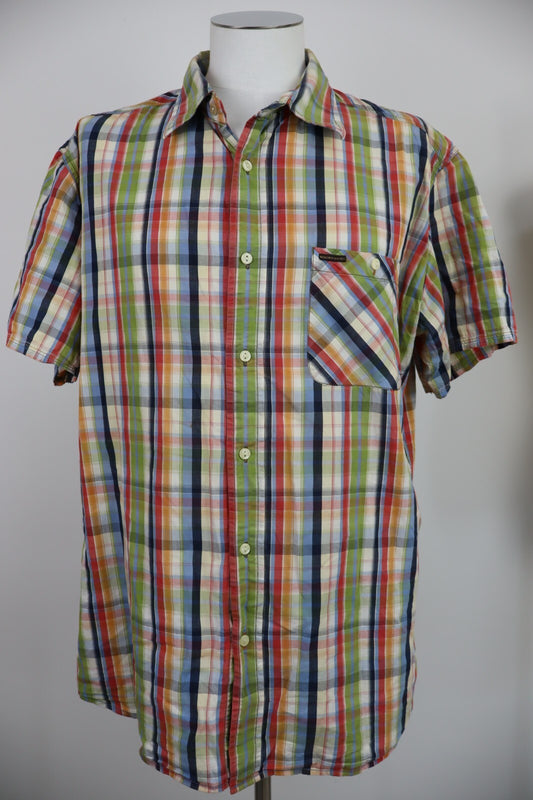 MARLBORO CLASSIC CAMICIA UOMO COTONE TG. 3XL MAN CASUAL VINTAGE SHIRT COTTON