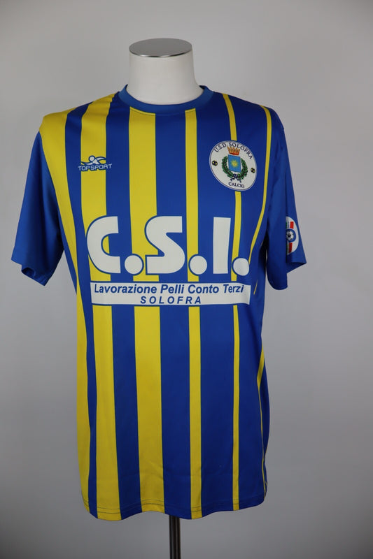 TOP SPORT MAGLIA CALCIO SOLOFRA N 17 UOMO Tg XL SOCCER SHIRT TRIKOT MAN JERSEY