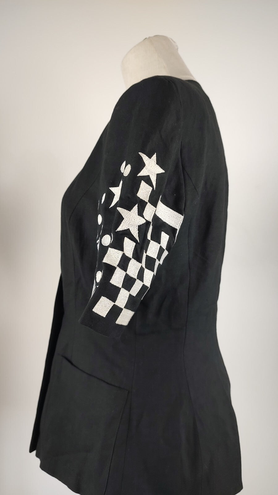 BYBLOS GIACCA LINO DONNA Tg 42 WOMAN CASUAL VINTAGE LINEN JACKET