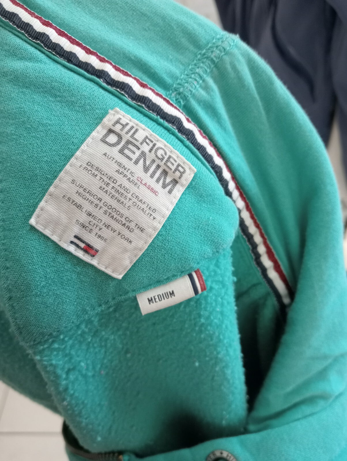 TOMMY HILFIGER DENIM FELPA DONNA Tg M WOMEN CASUAL VINTAGE SPORT SWEATSHIRT