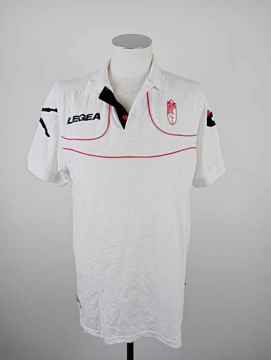LEGEA GRANADA MAGLIA POLO CALCIO TRIKOT UOMO TG. XL SOCCER JERSEY VINTAGE