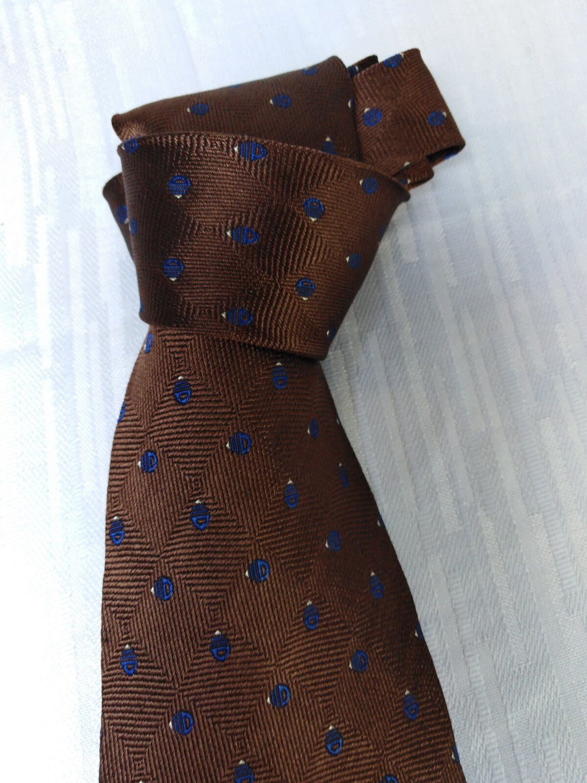 ENRICO COVERI 100% SILK TIE SETA CRAVATTA NECKTIE MADE IN ITALY