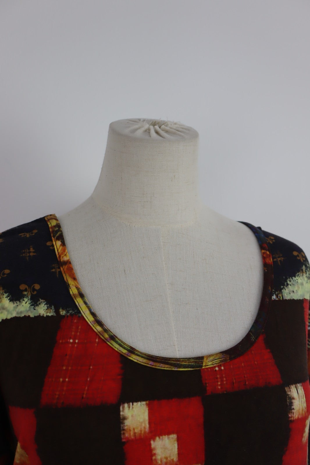 DESIGUAL VESTITO DONNA TG. L WOMAN CASUAL VINTAGE DRESS ABITO VISCOSA