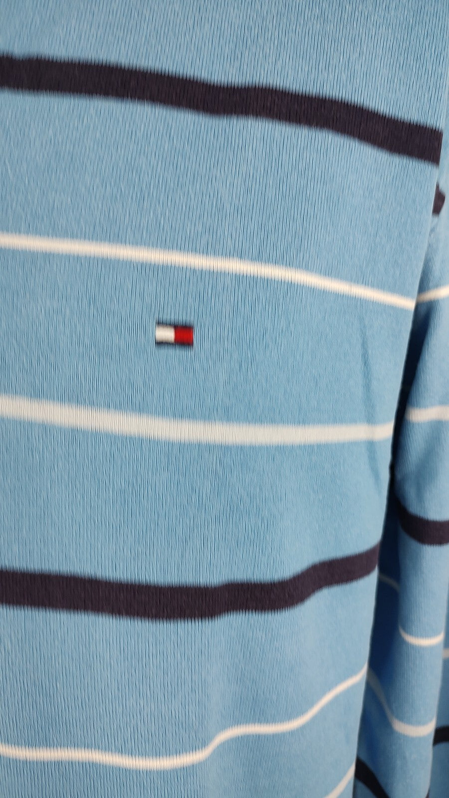 TOMMY HILFIGER MAGLIA UOMO TG L MAN POLO T-SHIRT CASUAL VINTAGE