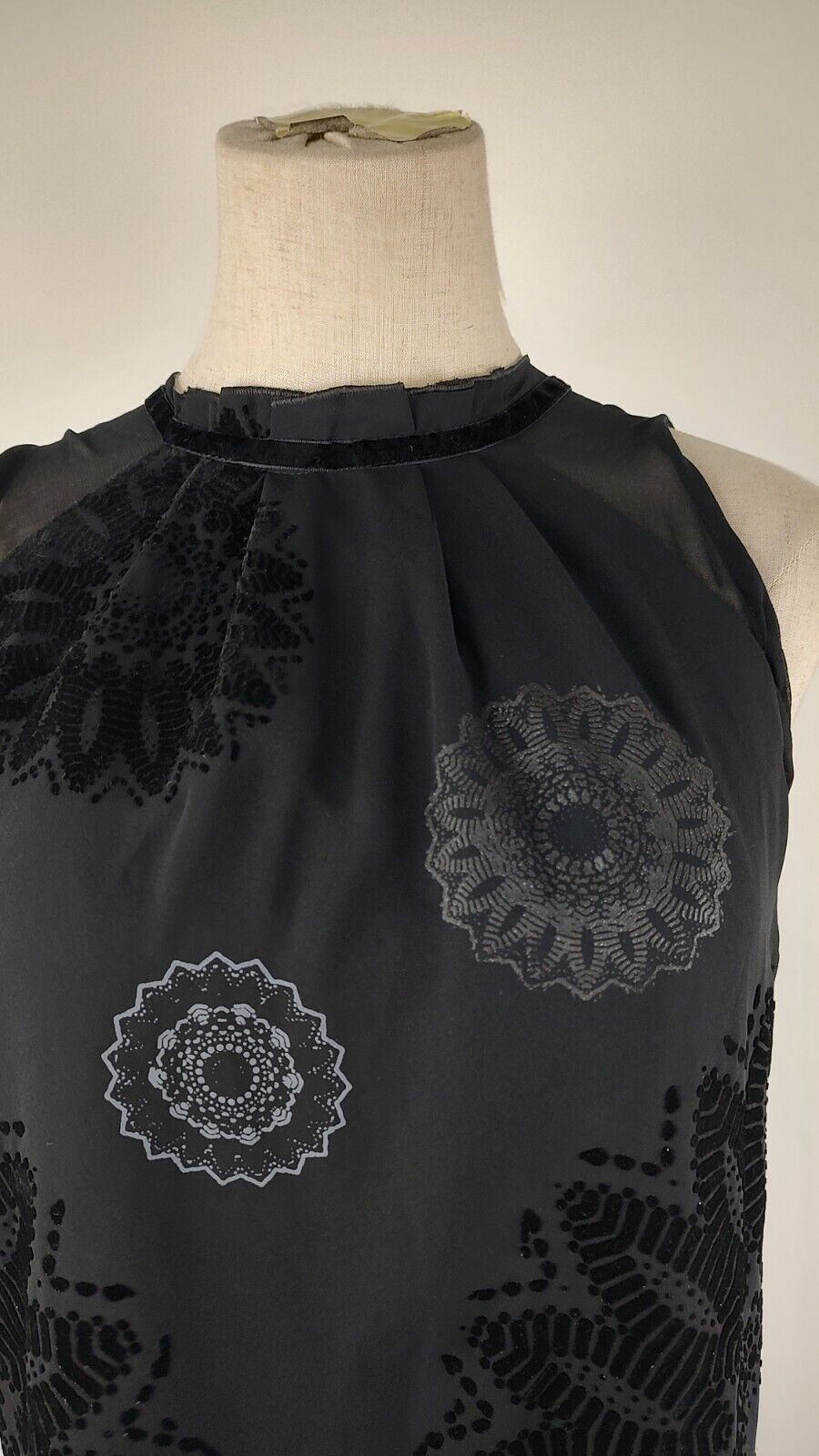 DESIGUAL VESTITO DONNA TG. 38 WOMAN CASUAL VINTAGE DRESS