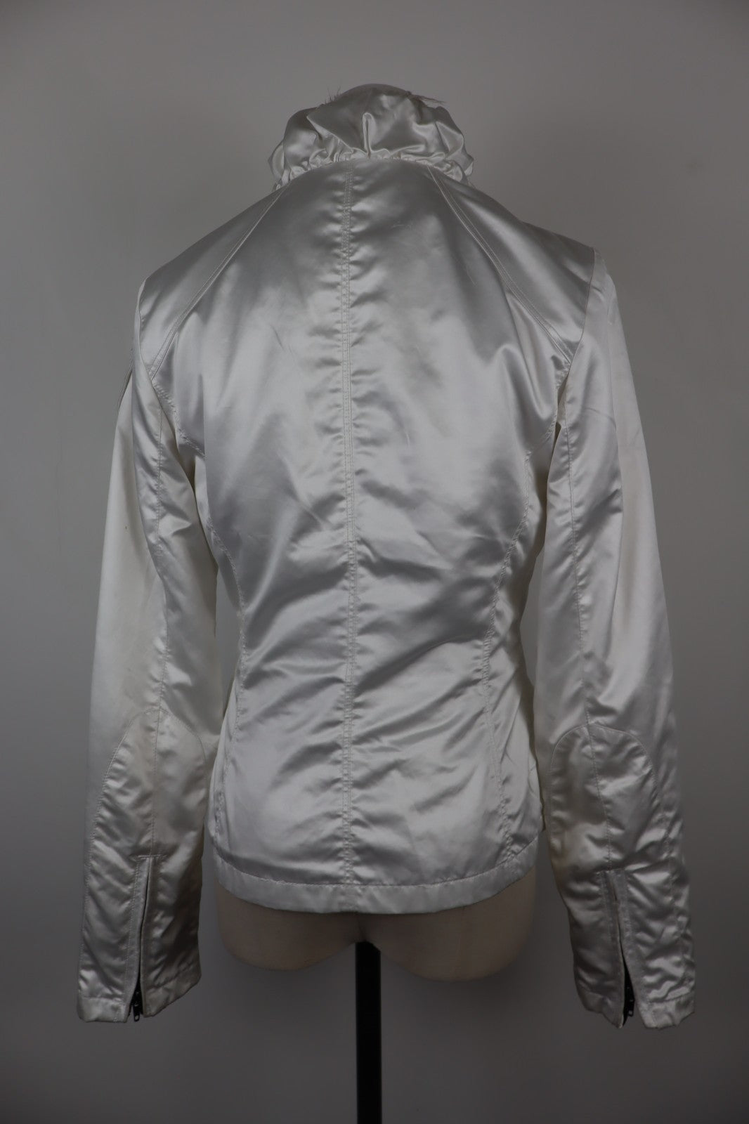 BLAUER GIUBBINO LEGGERO DONNA Tg S VINTAGE WOMAN JACKET CASUAL VINTAGE BIANCO